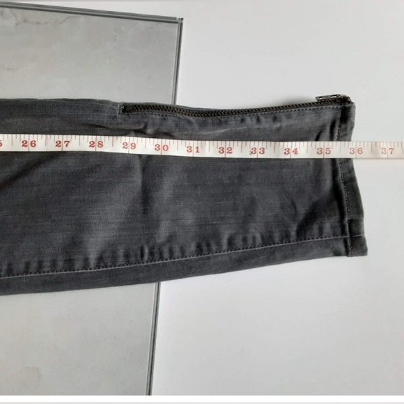 Madewell Grey Ankle Zip Skinny Jeans 26 - Picture 14 of 15